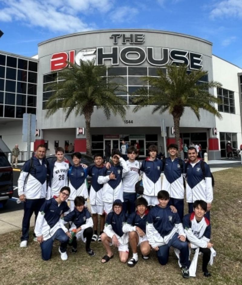 Delegação da New Sports Network em Orlando, no Camp de Vôlei 2023