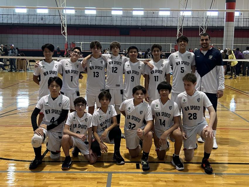 Time da New Sports Network no Camp de Vôlei 2023