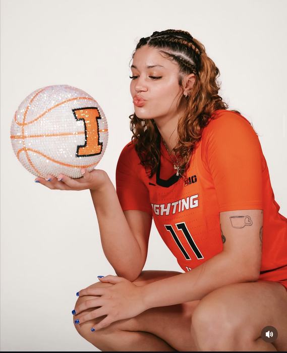 Manuella Alves na Universidade de Illinois