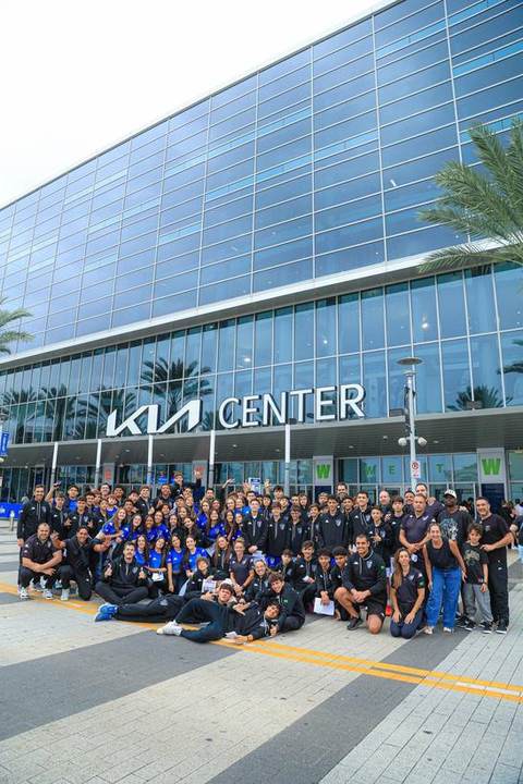 Delegação NSN no Kia Center